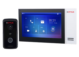 CP PLUS 7-Inch IP Villa Video Door Phone Intercom Kit (CP-UVK-711M)