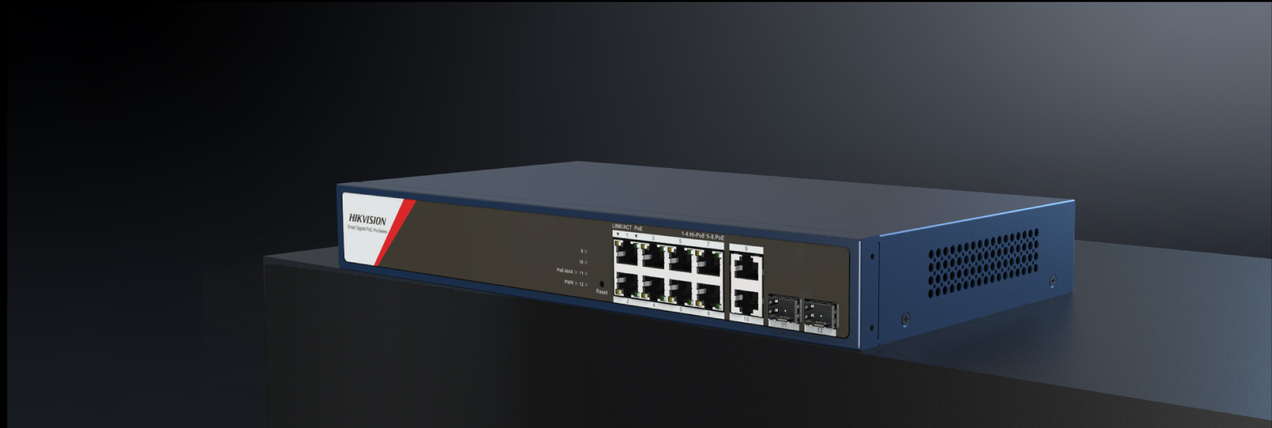 Hikvision 16-Port Smart Managed PoE Switch (DS-3E1518P-EI)