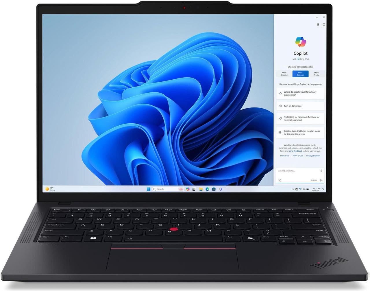 Lenovo ThinkPad T14 Gen 1 14" | Intel Core i5 10th Gen, Windows 11 Pro, MS Office 2021 with 1 year warranty (Renewed)